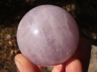 Polished Rare Star Blue Rose Quartz Spheres x 3 From Ambatondrazaka, Madagascar - Toprock Gemstones and Minerals 