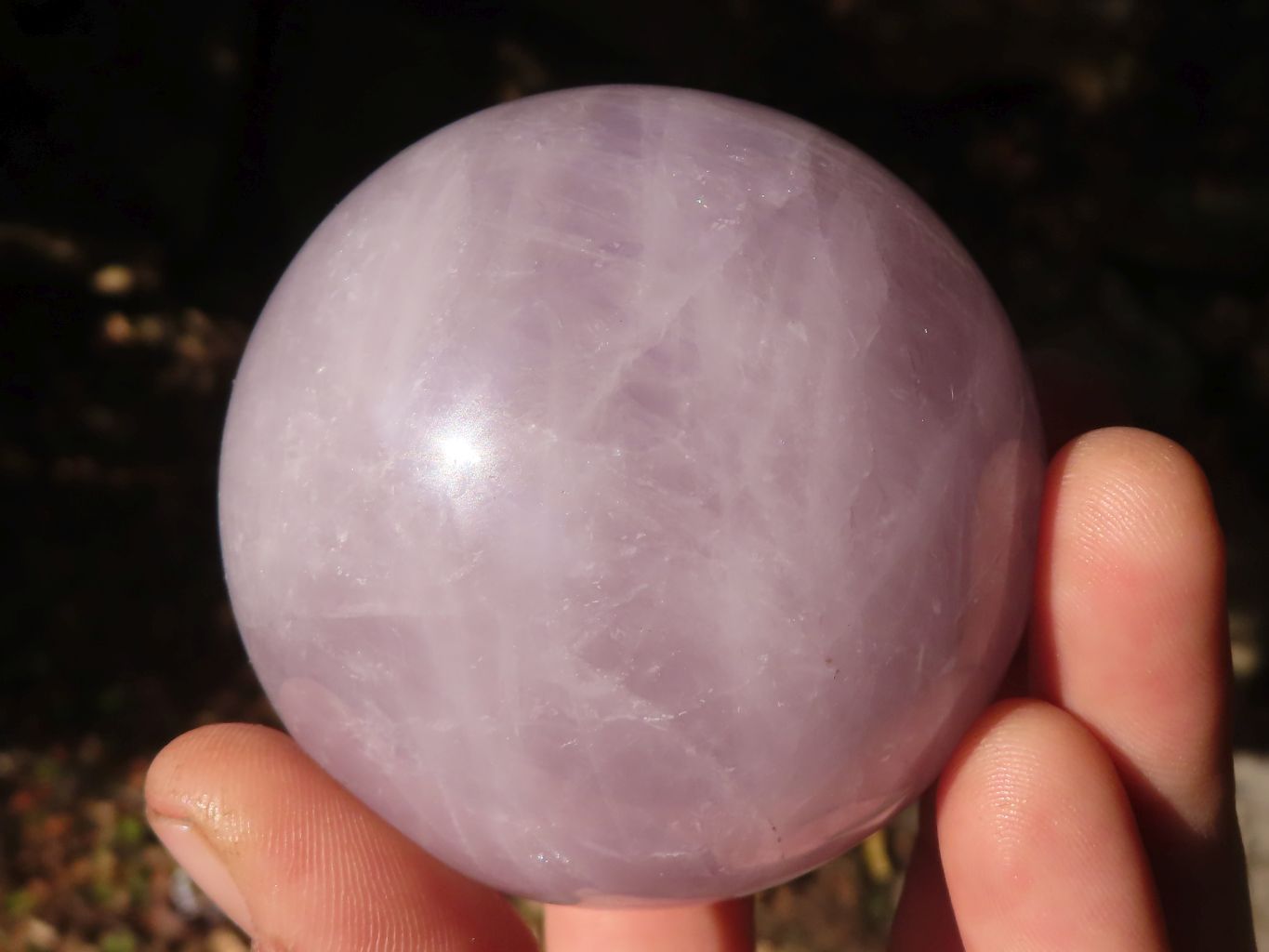 Polished Rare Star Blue Rose Quartz Spheres x 3 From Ambatondrazaka, Madagascar - Toprock Gemstones and Minerals 