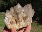 Natural Smokey Cascading Phantom Quartz Clusters x 2 From Luena, Congo - TopRock