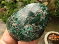 Polished Emerald In Matrix Standing Free Forms x 3 From Sandawana, Zimbabwe - TopRock