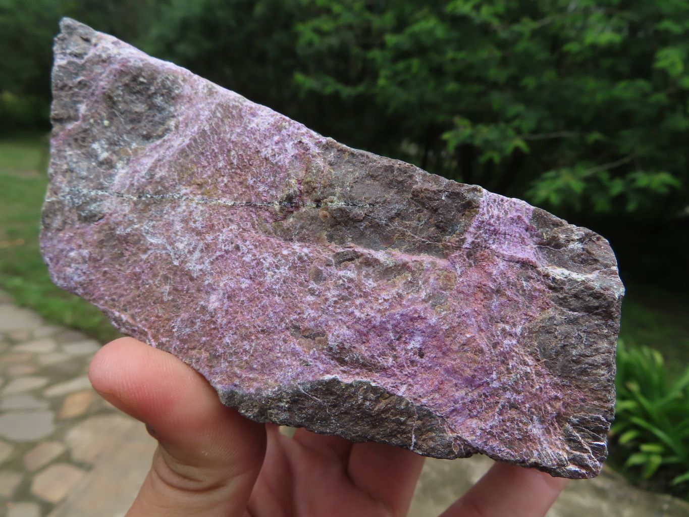 Natural Rare Stichtite With Green Serpentine Specimens x 3 From Barberton, South Africa - TopRock