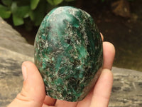Polished Emerald In Matrix Standing Free Forms x 3 From Sandawana, Zimbabwe - TopRock