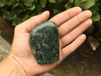 Polished Emerald In Matrix Standing Free Forms x 3 From Sandawana, Zimbabwe - TopRock