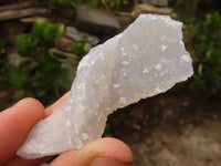 Natural Etched Blue Chalcedony Specimens  x 24 From Malawi - Toprock Gemstones and Minerals 