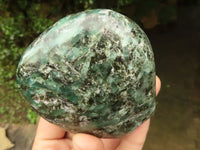 Polished Emerald In Matrix Standing Free Forms x 3 From Sandawana, Zimbabwe - TopRock
