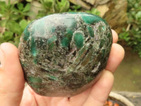 Polished Emerald In Matrix Standing Free Forms x 3 From Sandawana, Zimbabwe - TopRock