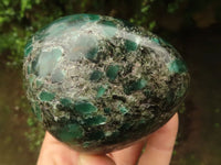 Polished Emerald In Matrix Standing Free Forms x 3 From Sandawana, Zimbabwe - TopRock