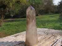 Polished Mixed Selection Of Smokey & Semi Optic Quartz Crystals  x 12 From Madagascar - TopRock