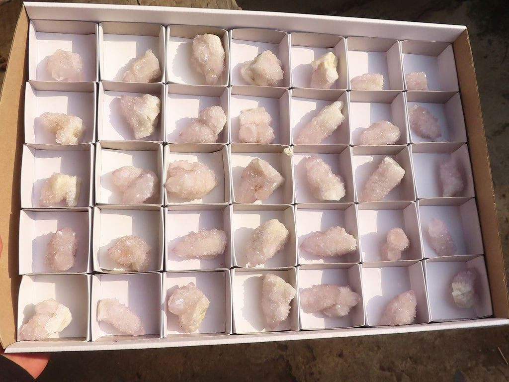 Natural Pale Lilac Spirit Quartz Crystals x 35 From Boekenhouthoek, South Africa - Toprock Gemstones and Minerals 