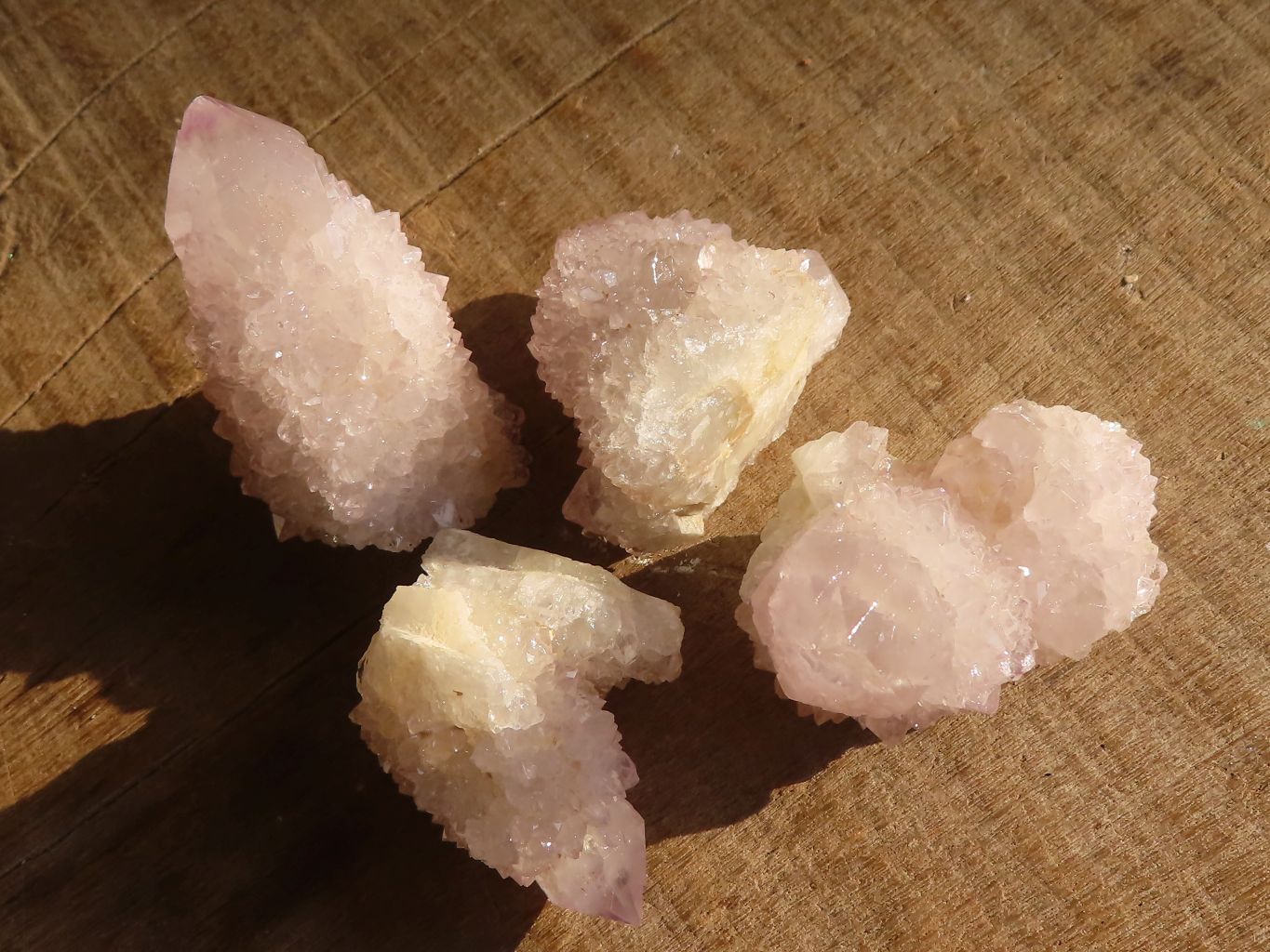 Natural Pale Lilac Spirit Quartz Crystals x 35 From Boekenhouthoek, South Africa - Toprock Gemstones and Minerals 
