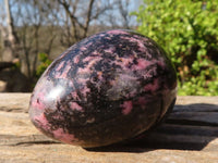Polished Rhodonite Gemstone Eggs x 6 From Madagascar - Toprock Gemstones and Minerals 