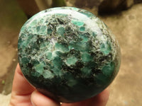 Polished Emerald In Matrix Standing Free Forms x 3 From Sandawana, Zimbabwe - TopRock