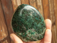 Polished Emerald In Matrix Standing Free Forms x 3 From Sandawana, Zimbabwe - TopRock