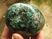 Polished Emerald In Matrix Standing Free Forms x 3 From Sandawana, Zimbabwe - TopRock