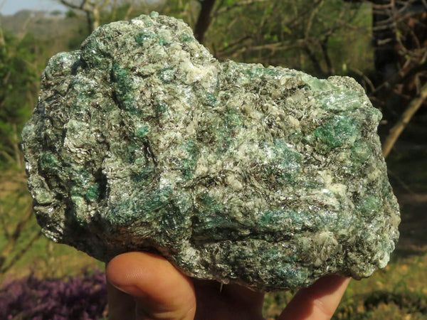 Natural Green Emerald In Mica Schist & Rare Aquamarine Specimens  x 2 From Zimbabwe - TopRock
