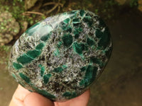 Polished Emerald In Matrix Standing Free Forms x 3 From Sandawana, Zimbabwe - TopRock