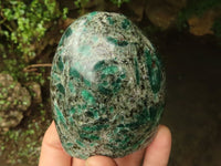 Polished Emerald In Matrix Standing Free Forms x 3 From Sandawana, Zimbabwe - TopRock