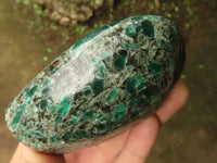 Polished Emerald In Matrix Standing Free Forms x 3 From Sandawana, Zimbabwe - TopRock
