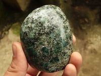 Polished Emerald In Matrix Standing Free Forms x 3 From Sandawana, Zimbabwe - TopRock