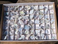 Natural Etched Blue Chalcedony Specimens x 70 From Nsanje, Malawi - Toprock Gemstones and Minerals 