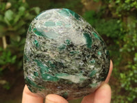 Polished Emerald In Matrix Standing Free Forms x 3 From Sandawana, Zimbabwe - TopRock