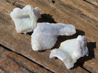 Natural Etched Blue Chalcedony Specimens x 70 From Nsanje, Malawi - Toprock Gemstones and Minerals 