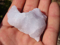 Natural Etched Blue Chalcedony Specimens x 70 From Nsanje, Malawi - Toprock Gemstones and Minerals 