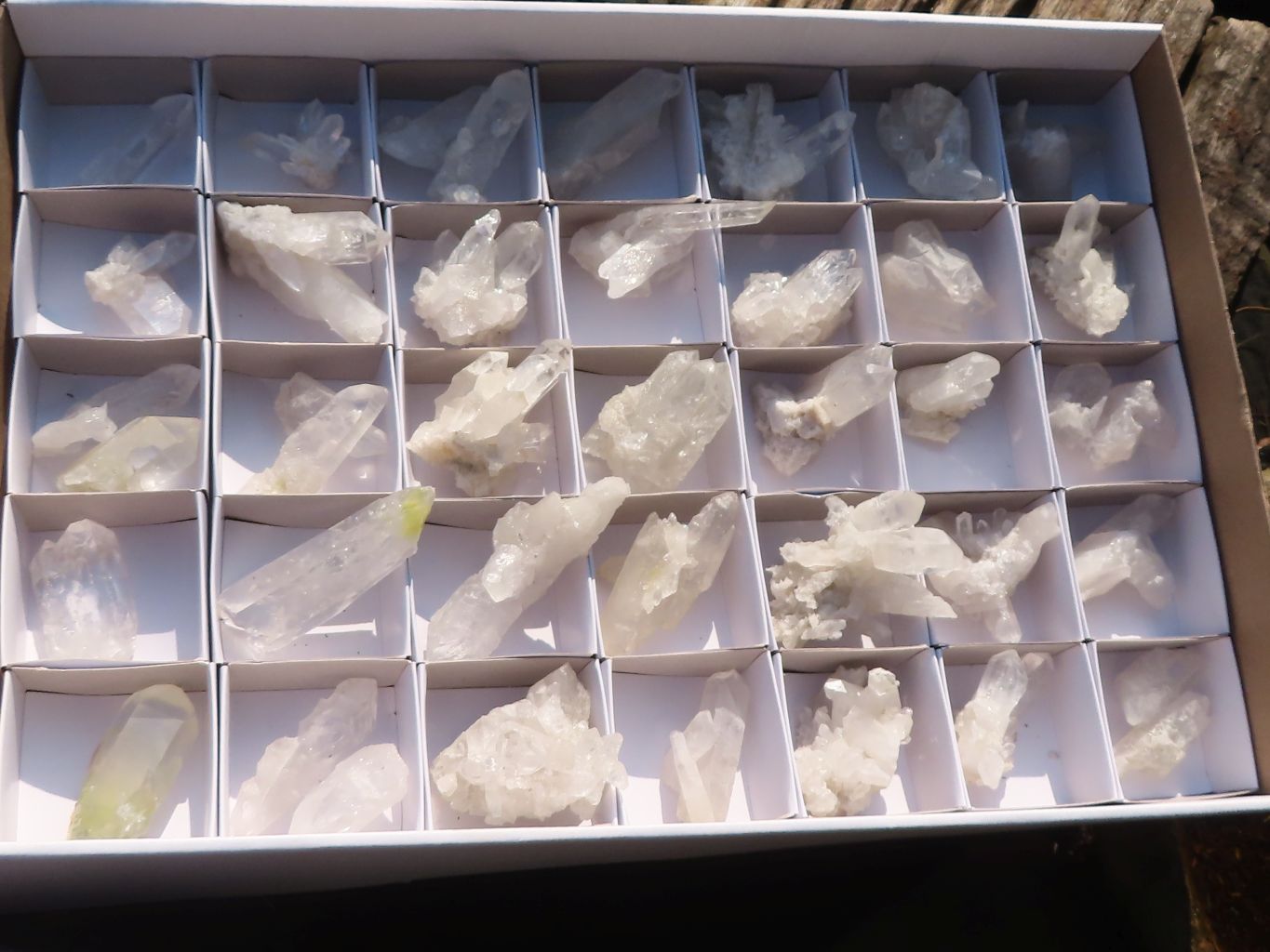 Natural Single Clear Quartz Crystals  x 39 From Mpika, Zambia - Toprock Gemstones and Minerals 