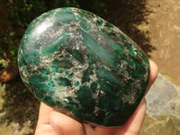 Polished Emerald In Matrix Standing Free Forms x 3 From Sandawana, Zimbabwe - TopRock