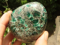 Polished Emerald In Matrix Standing Free Forms x 3 From Sandawana, Zimbabwe - TopRock