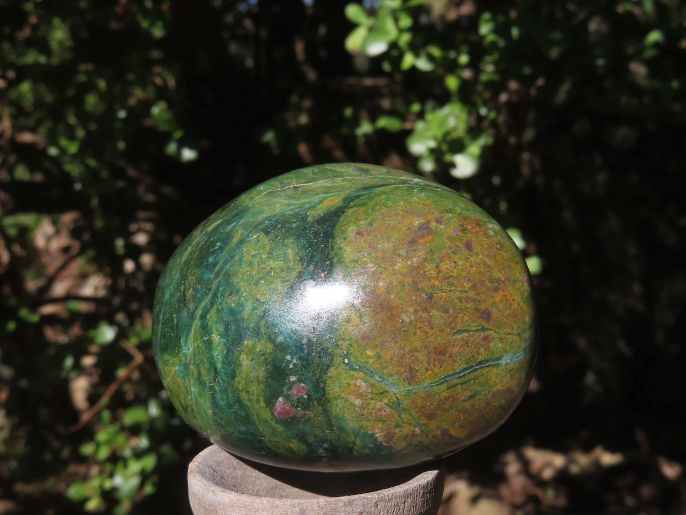 Polished Green Verdite Palm Stones  x 12 From Mazoe, Zimbabwe - Toprock Gemstones and Minerals 