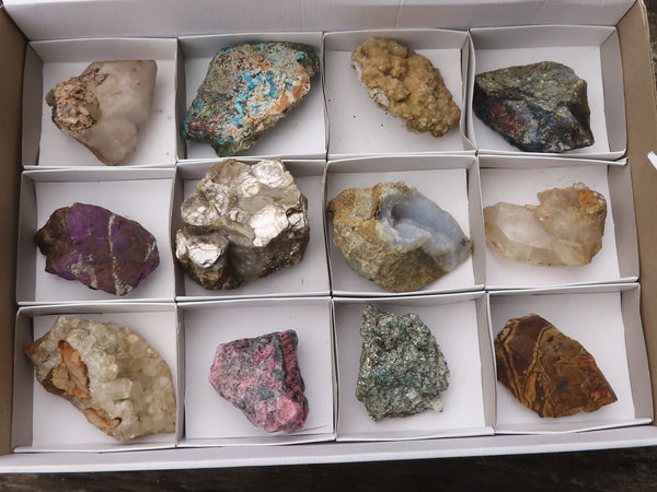 Natural Mixed Selection Of Specimens  x 12 From Southern Africa - TopRock