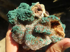 Natural Rare Ball Malachite On Drusy Quartz & Dolomite Matrix  x 2 From Kambove, Congo - Toprock Gemstones and Minerals 