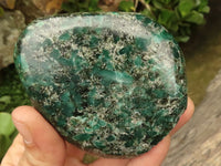 Polished Emerald In Matrix Standing Free Forms x 3 From Sandawana, Zimbabwe - TopRock