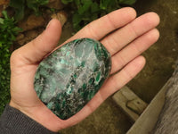 Polished Emerald In Matrix Standing Free Forms x 3 From Sandawana, Zimbabwe - TopRock
