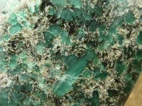 Polished Emerald In Matrix Standing Free Forms x 3 From Sandawana, Zimbabwe - TopRock