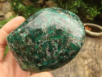 Polished Emerald In Matrix Standing Free Forms x 3 From Sandawana, Zimbabwe - TopRock