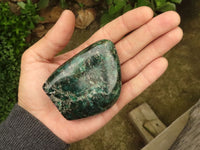 Polished Emerald In Matrix Standing Free Forms x 3 From Sandawana, Zimbabwe - TopRock