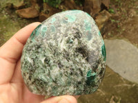 Polished Emerald In Matrix Standing Free Forms x 3 From Sandawana, Zimbabwe - TopRock