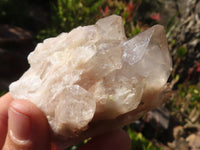Natural Small Cascading Smokey Phantom Quartz Clusters x 12 From Luena, Congo - Toprock Gemstones and Minerals 