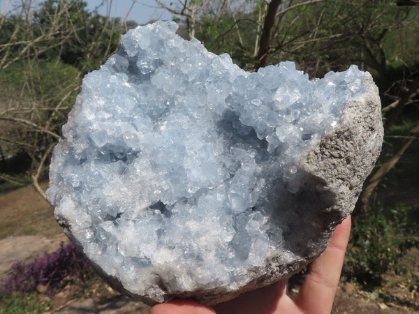 Natural Crystalline Blue Celestite Specimen  x 1 From Sakoany, Madagascar