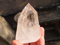 Polished Clear Quartz Crystal Points  x 6 From Madagascar - Toprock Gemstones and Minerals 