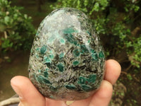 Polished Emerald In Matrix Standing Free Forms x 3 From Sandawana, Zimbabwe - TopRock
