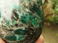 Polished Emerald In Matrix Standing Free Forms x 3 From Sandawana, Zimbabwe - TopRock