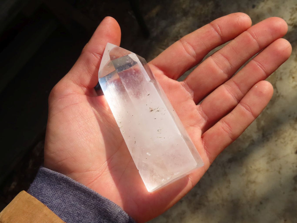 Polished Clear Quartz Crystal Points  x 6 From Madagascar - Toprock Gemstones and Minerals 