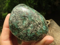 Polished Emerald In Matrix Standing Free Forms x 3 From Sandawana, Zimbabwe - TopRock