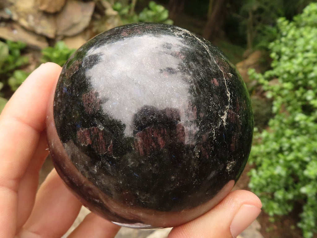 Polished Rare Blue Iolite / Water Sapphire Spheres  x 2 From Madagascar - TopRock