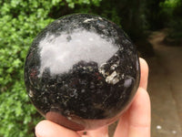 Polished Rare Blue Iolite / Water Sapphire Spheres  x 2 From Madagascar - TopRock