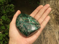 Polished Emerald In Matrix Standing Free Forms x 3 From Sandawana, Zimbabwe - TopRock
