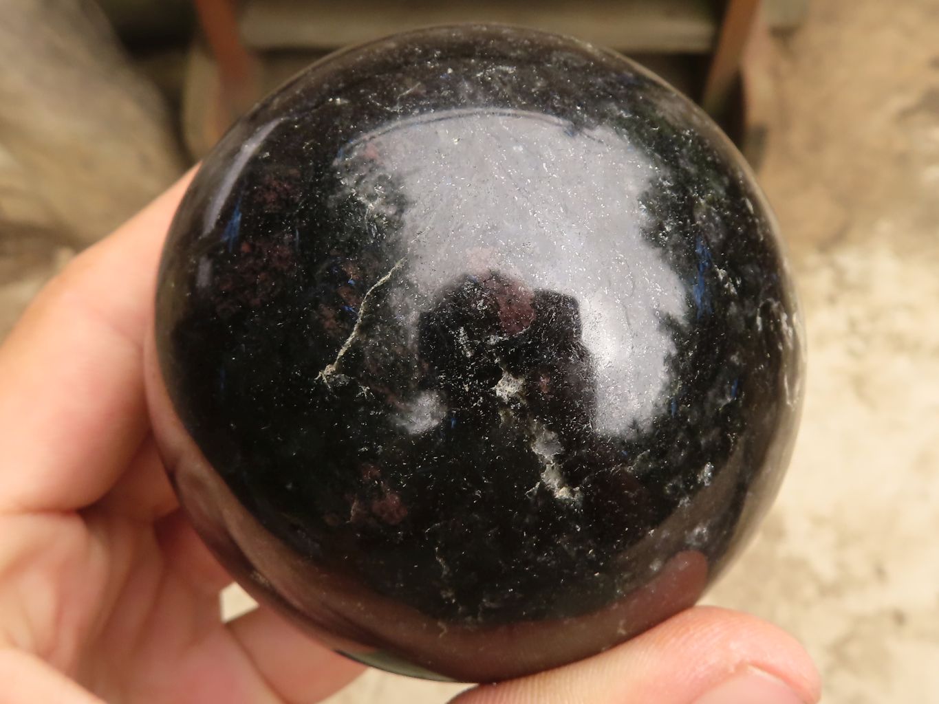 Polished Rare Blue Iolite / Water Sapphire Spheres  x 2 From Madagascar - TopRock